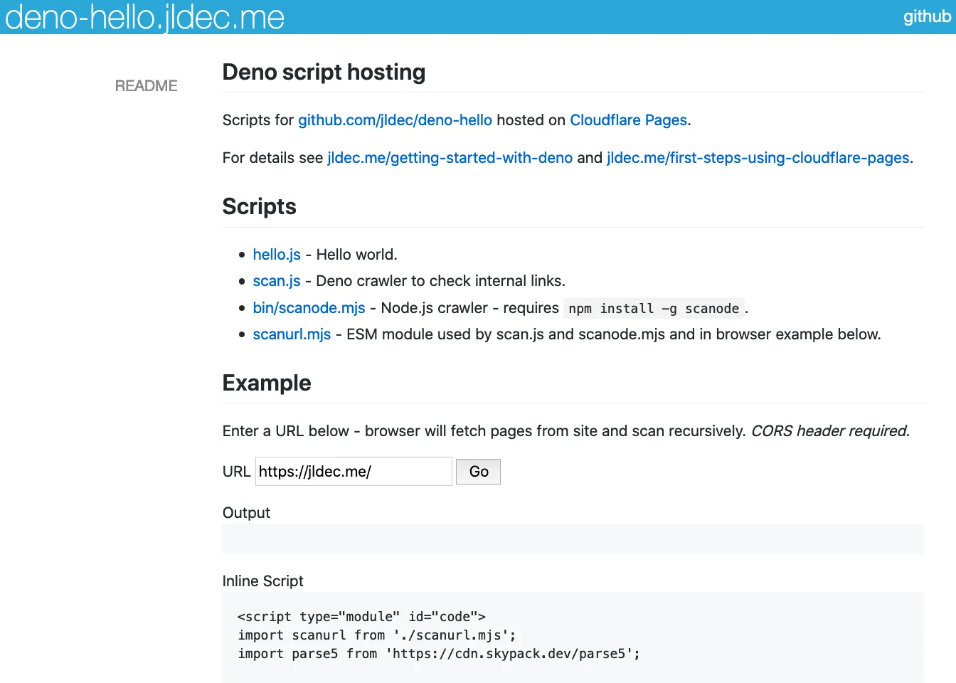 Screenshot of https://deno-hello.jldec.me